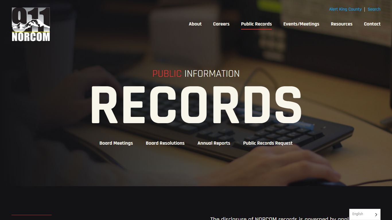 Public Records - NORCOM